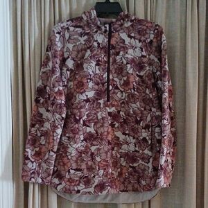 Royal Robbins Sentinel Peak Floral Fleece Athletic Tunic Hoodie M